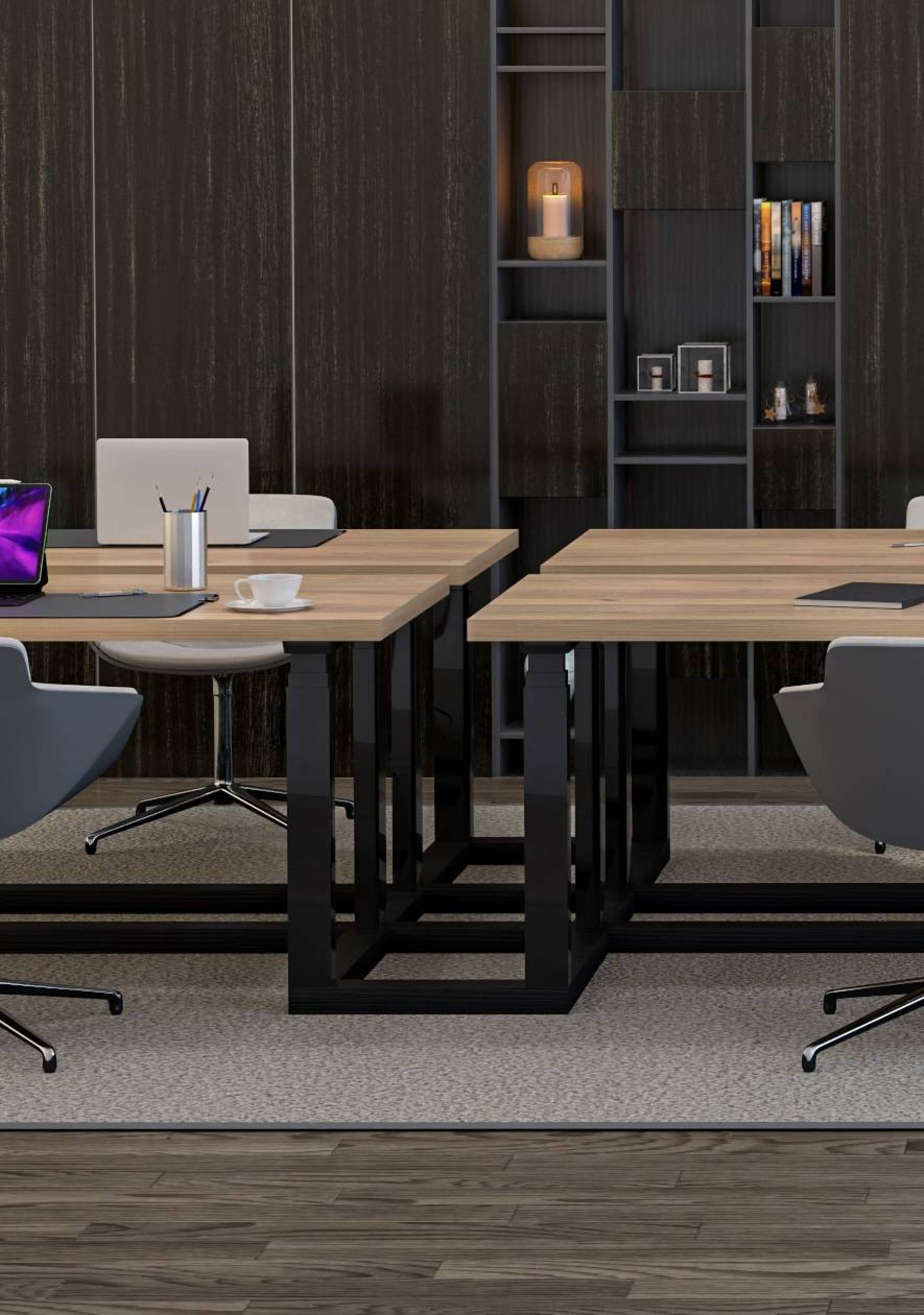 Quadro - werkplek voor 4 personen