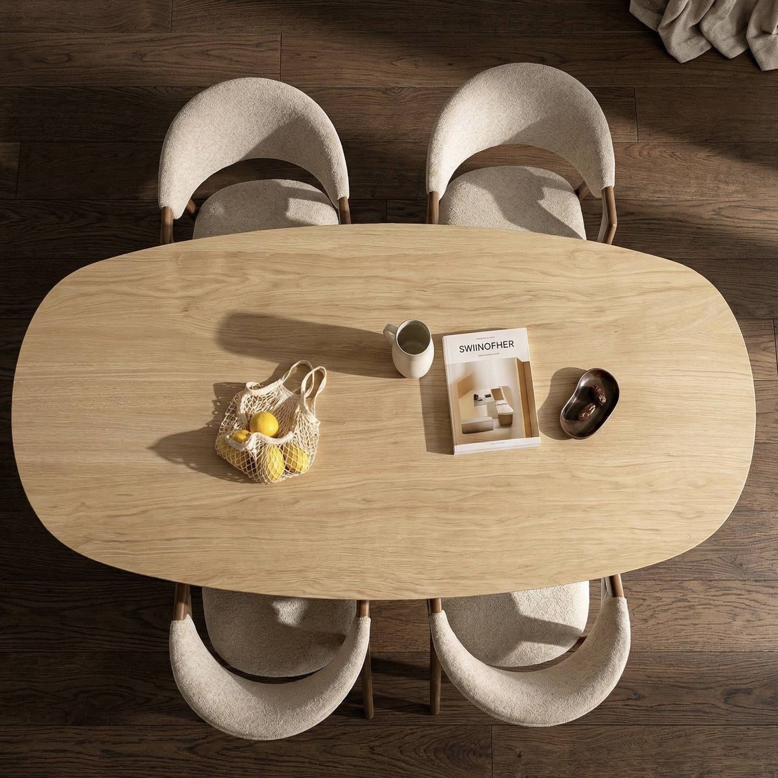 Deens ovaal tafelblad design van Erperium