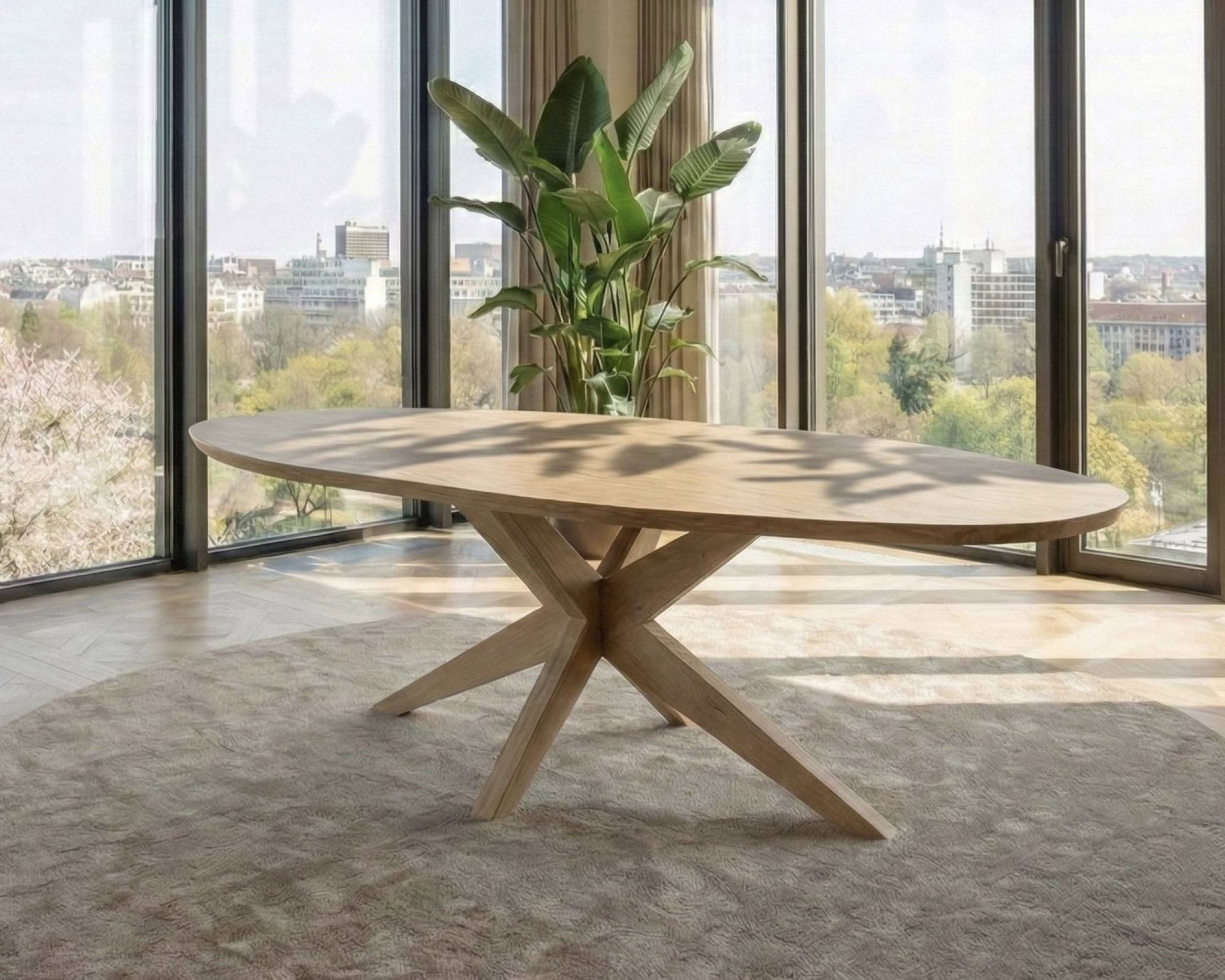 Eettafel Elite Nexus X met solid 40mm tafelblad