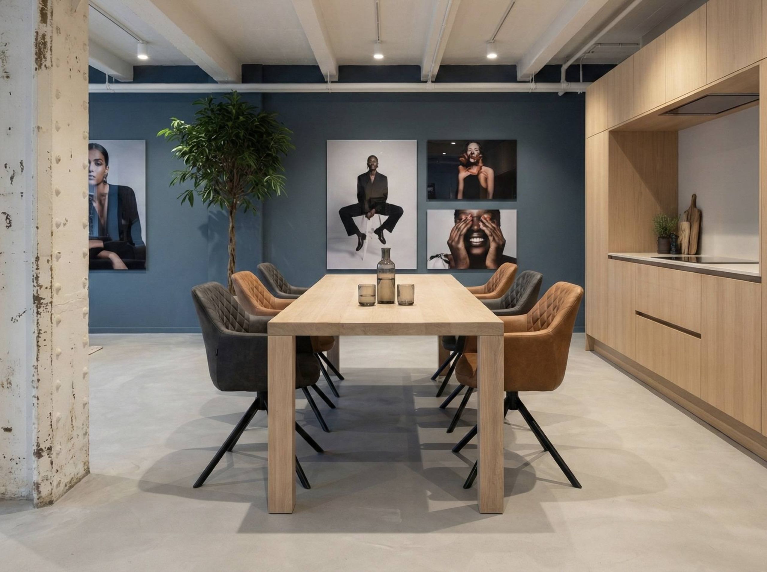 Elite 2 Nexus eiken eetttafel