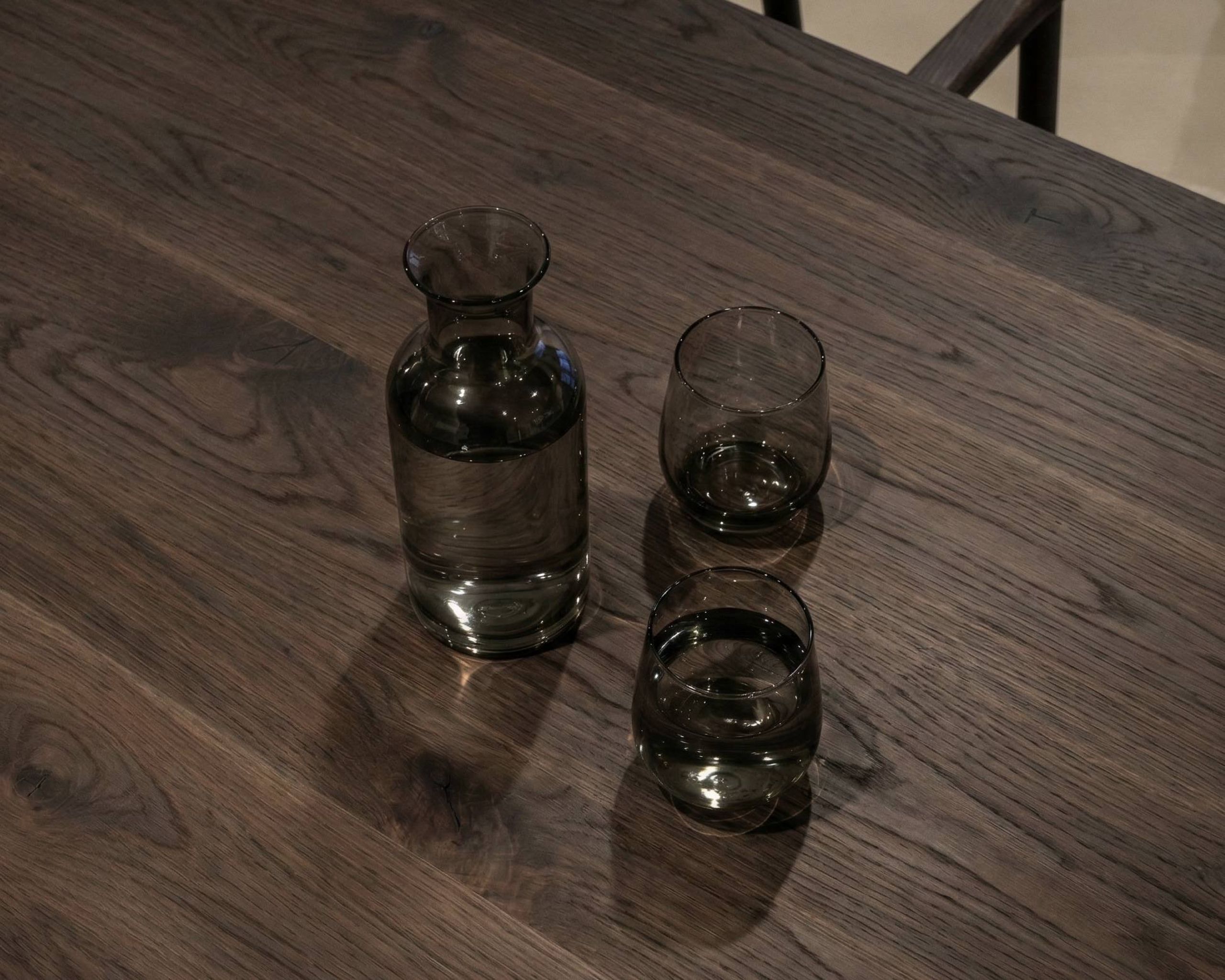 Wengé kleur tafelblad eiken