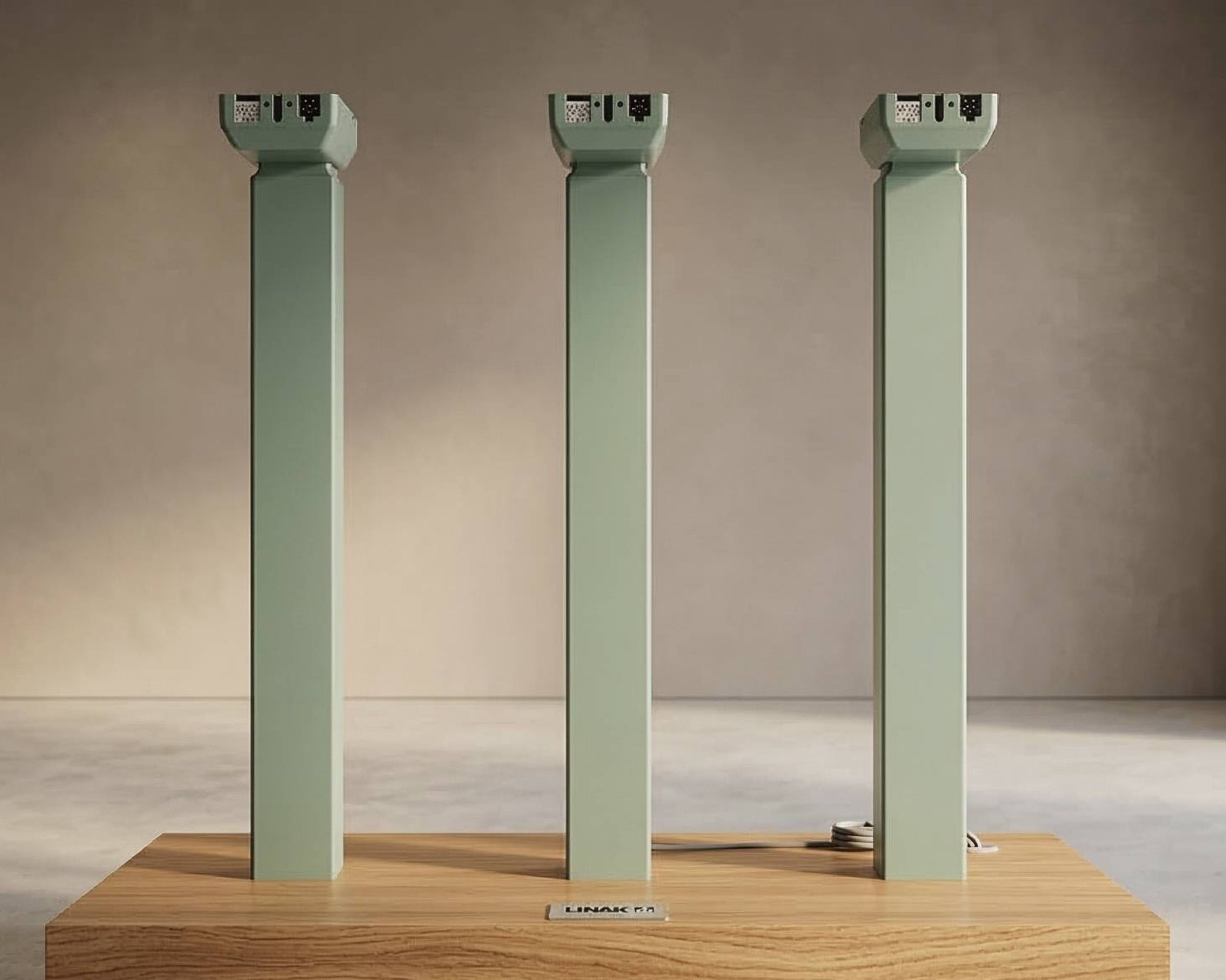 Mint groene Linak DL6 poten voor elektrisch onderstel