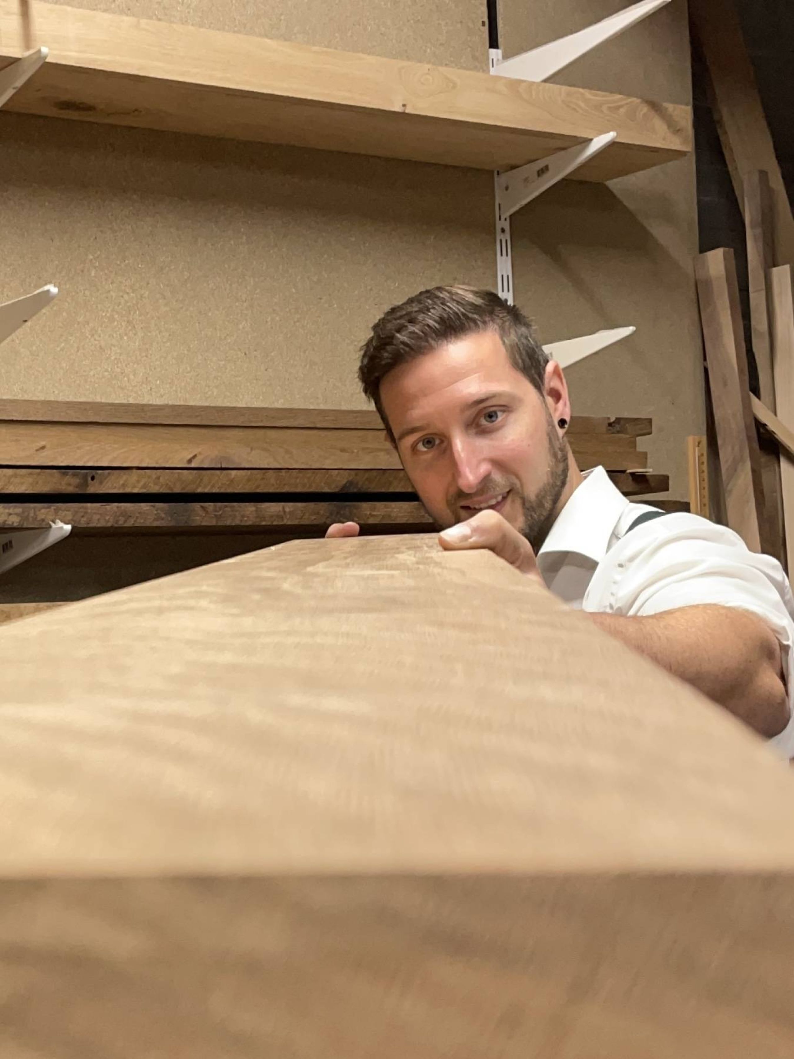 Plank recht met meubelmaker