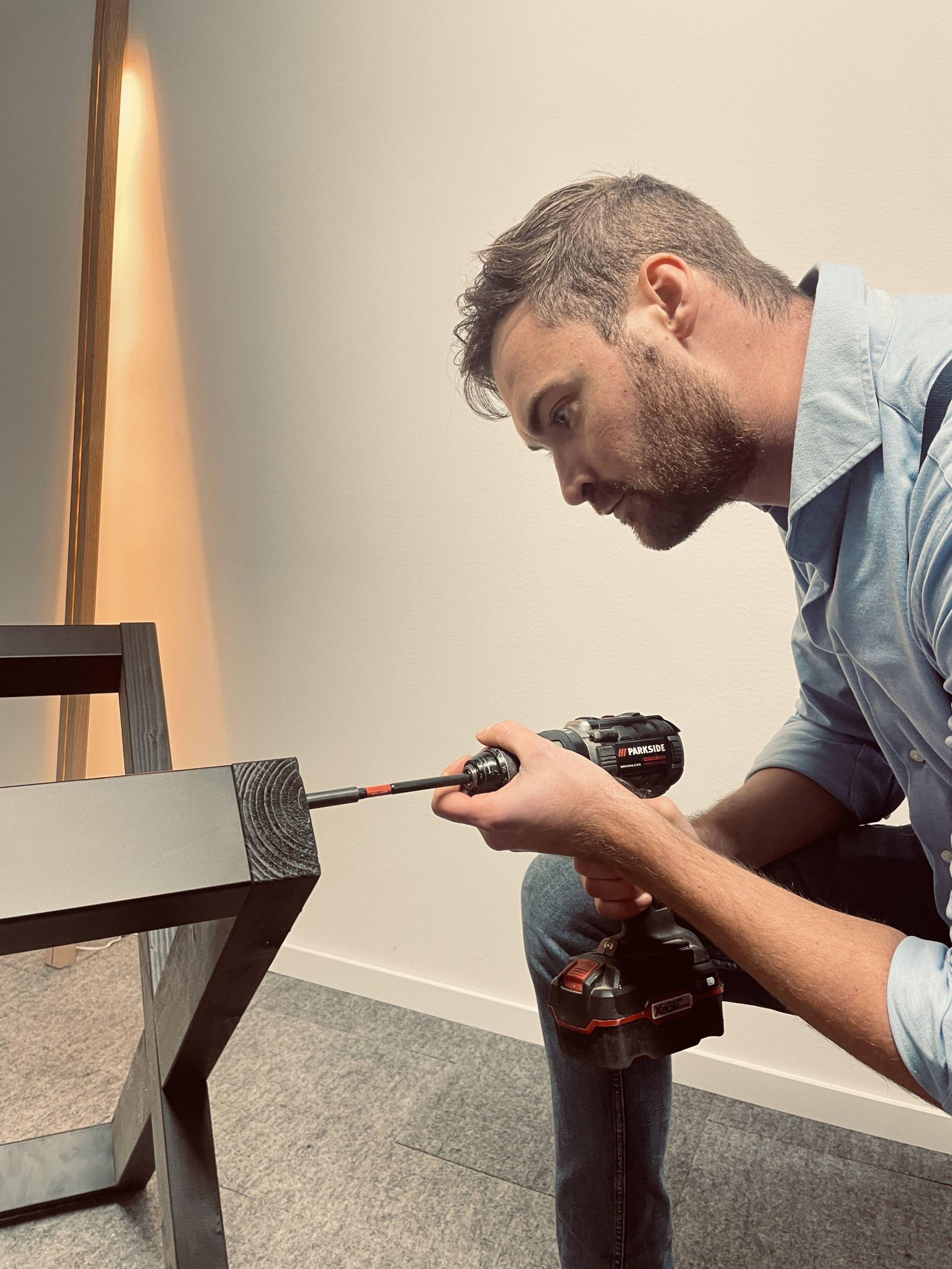 Linak DL6 zwart onderstel voor Arrive zit-sta bureau