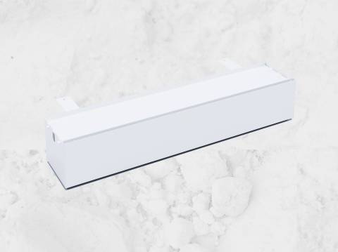 Witte multibox ook te gebruiken als plantenbak Plantenbak en multibox wit
