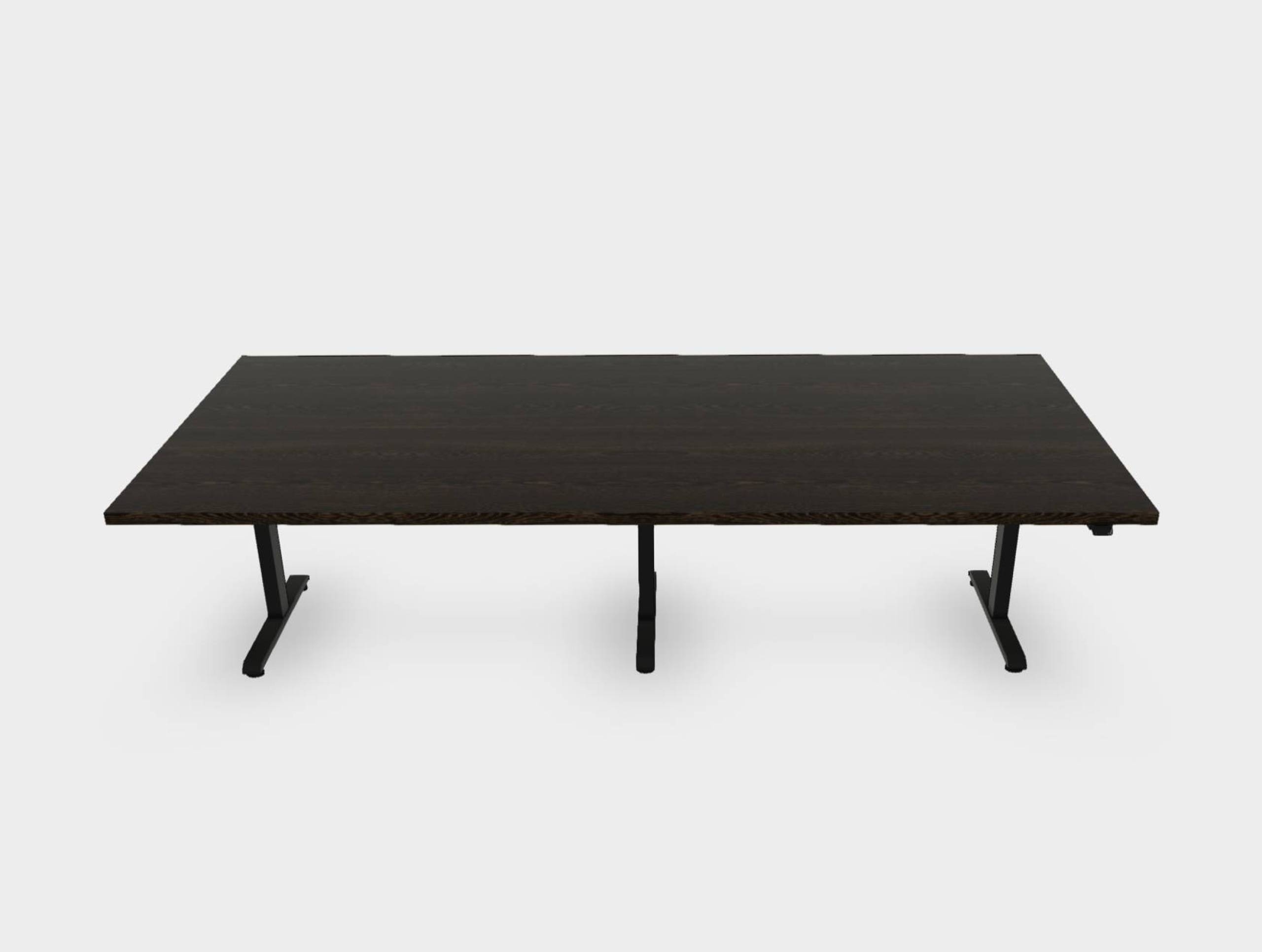 Professional 4 - Meet Wengé Edge Elektrisch verstelbare vergadertafel Professional 4 - Meet Edge